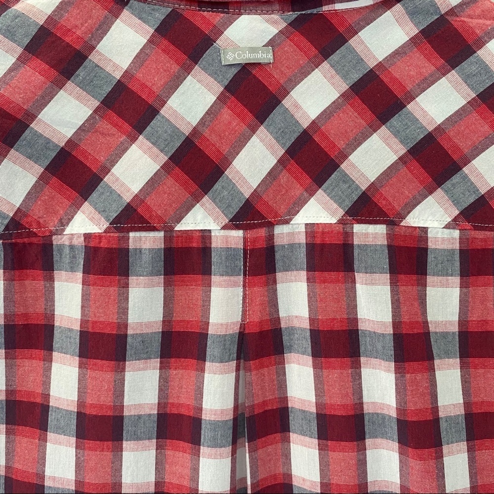 Columbia Wild Haven Short sleeve Plaid Women Shirt - Picture 7 of 13